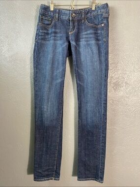 X2 Zelda Skinny Jeans Size 2L Dark Wash Stretch Low Rise Y2K Denim